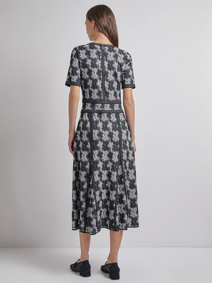 Misook A-Line Midi Dress