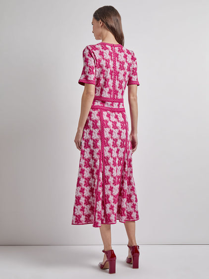 Misook A-Line Midi Dress