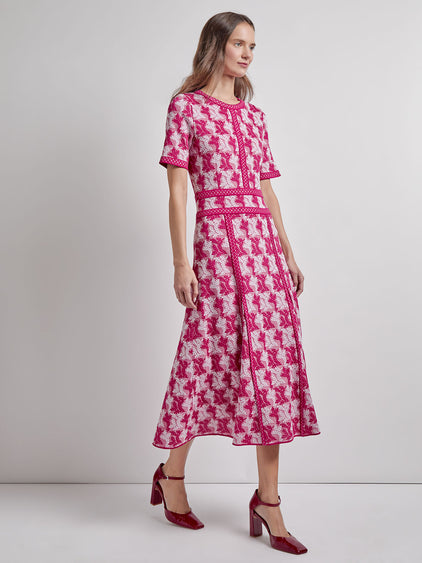 Misook A-Line Midi Dress