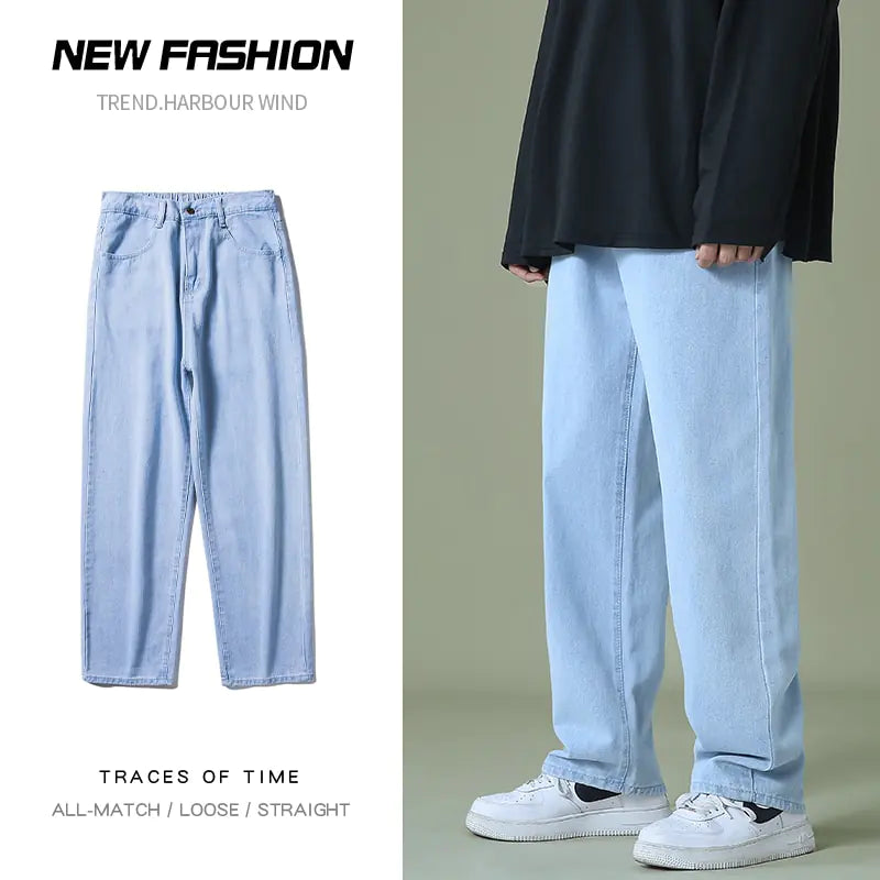 Wide Leg Denim Jeans