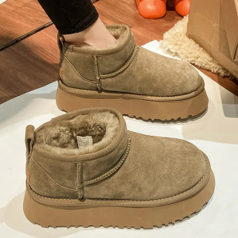 Sheepskin Anti-Skid Snow Boots