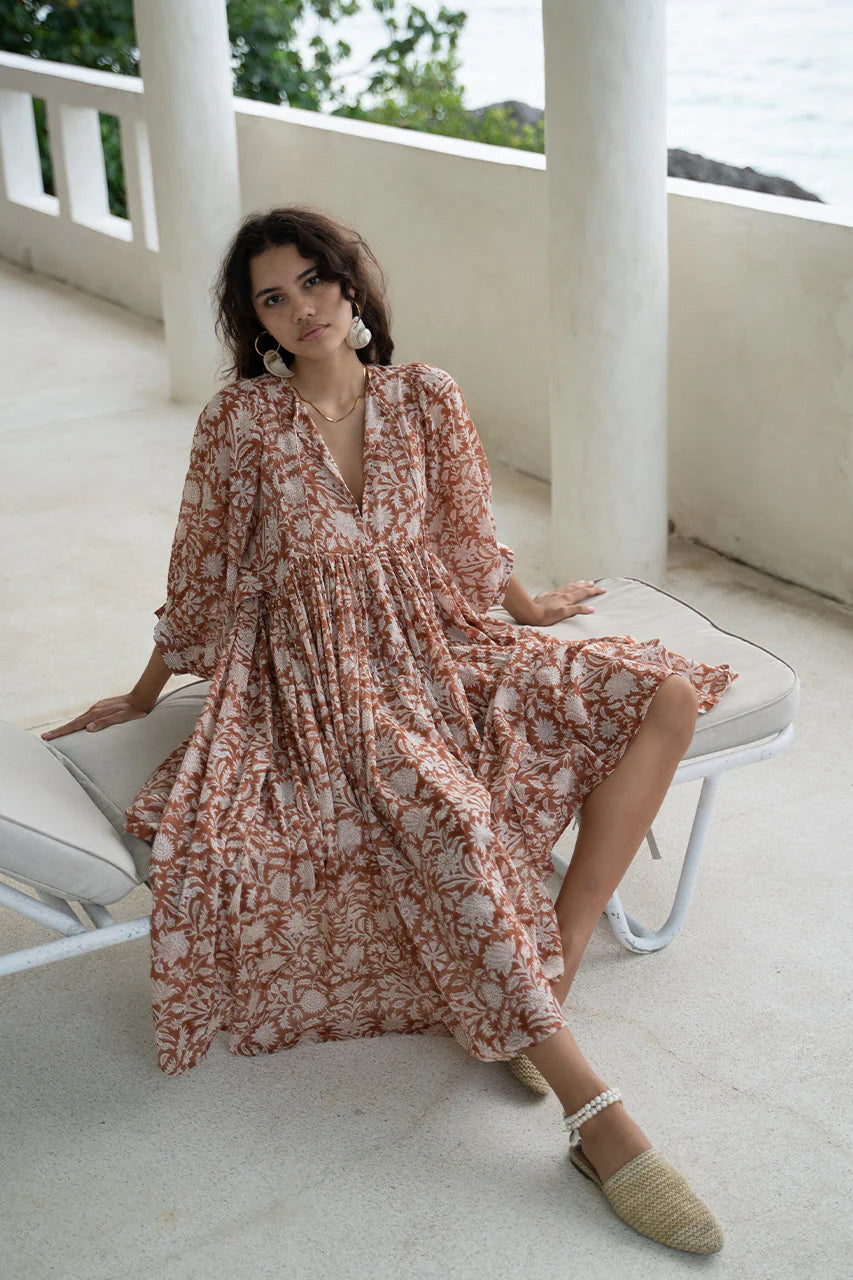Eilly Bazar Viscose Printed Dress