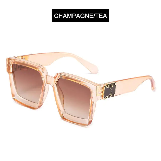 HOOBAN Millionaires Designer Square Sunglasses