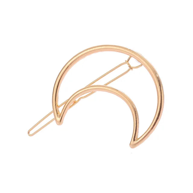 Gold and Silver Hair Clips