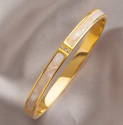 Zircon Inlaid Bracelets