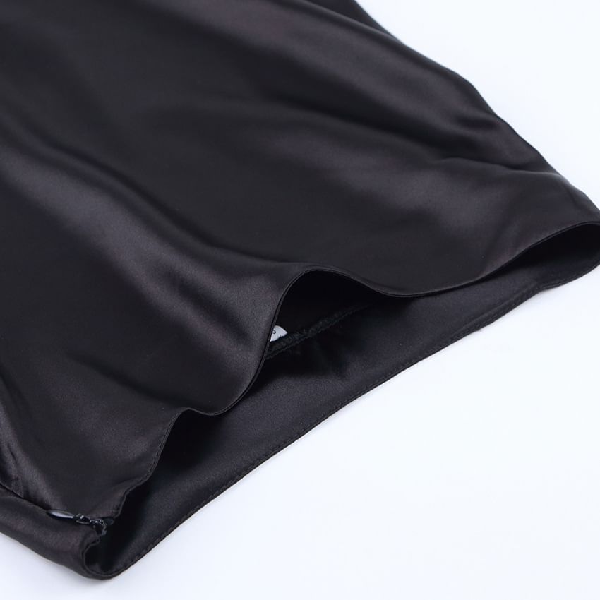 High-Waist A-Line Midi Skirts