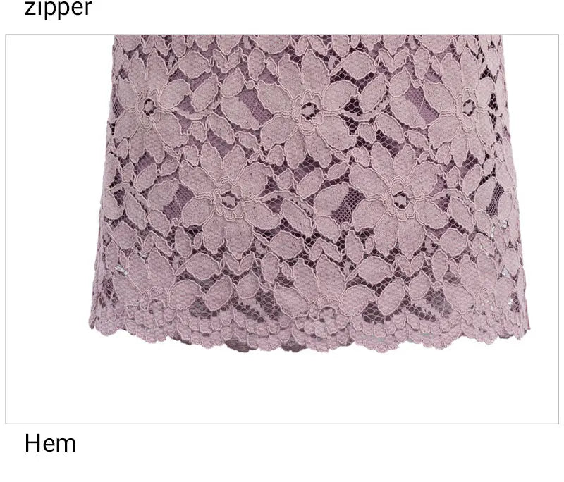 Elegant Lace A-Line Skirts
