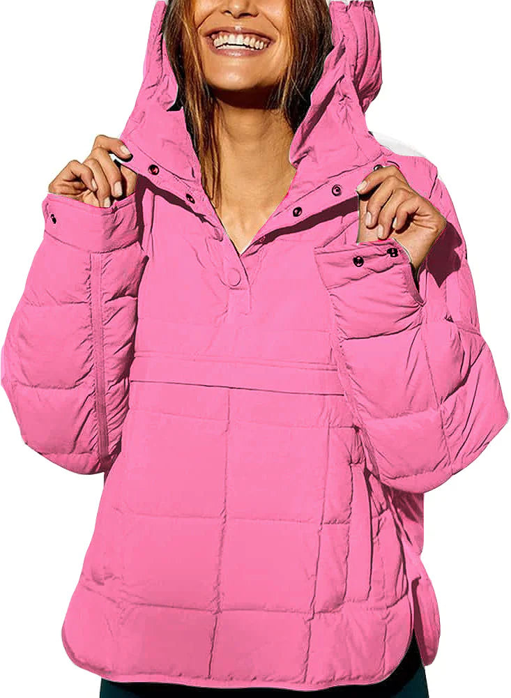 Dames Pure Comfort Quilted Pullover Puffer