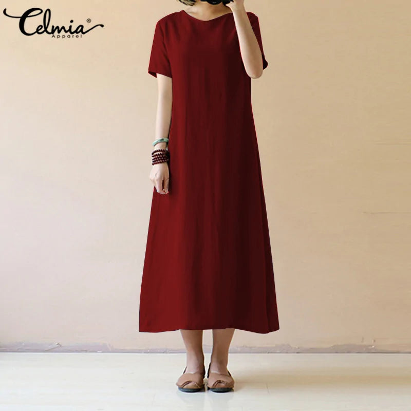 Emery Rose Cotton Maxi Dress