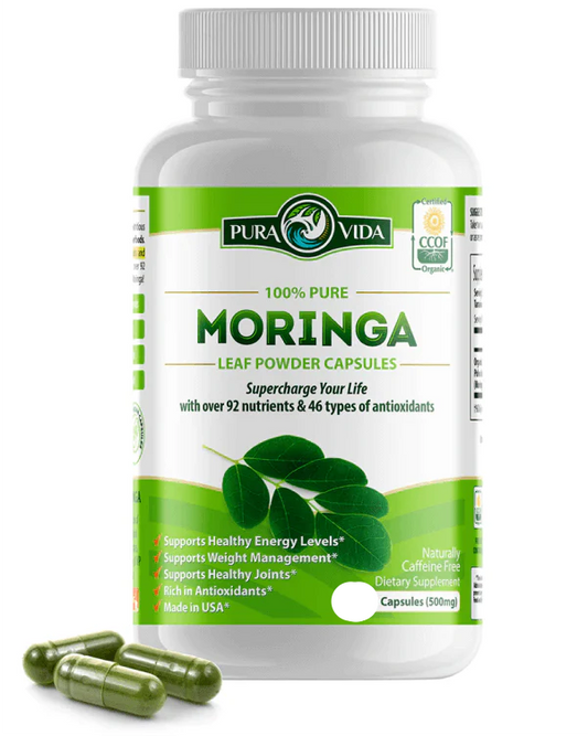 Moringa Leaf Powder Capsules
