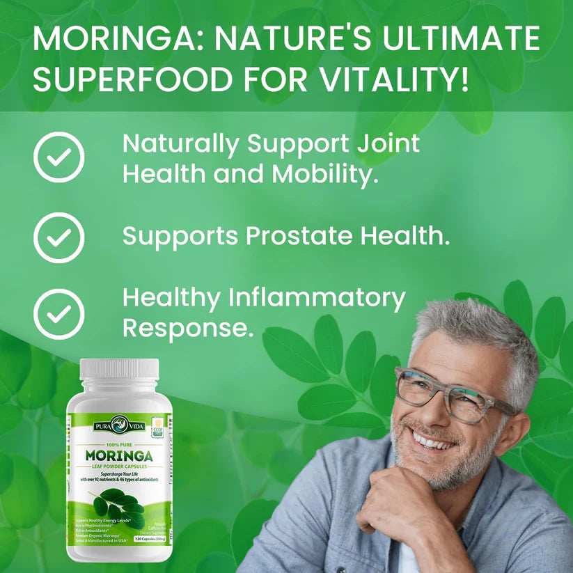Moringa Leaf Powder Capsules