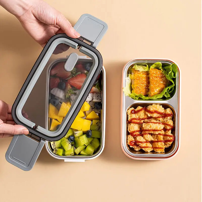 Double Layer Stainless Steel Bento Box