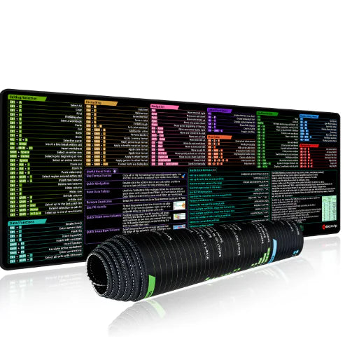 Shortcut Key Oversized Desk Mouse Pad