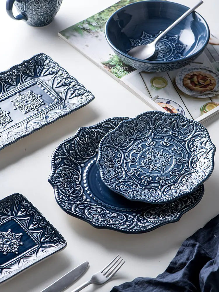 Luxury Linkori Blue Tableware