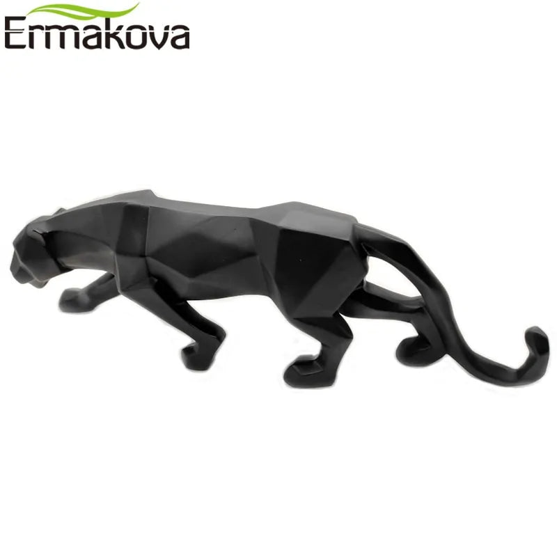 ERMAKOVA Panther Geometric Resin Figurines