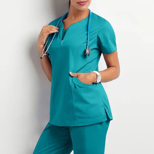 Infinity Double Pocket Short Sleeve Top Medical Scrubs
