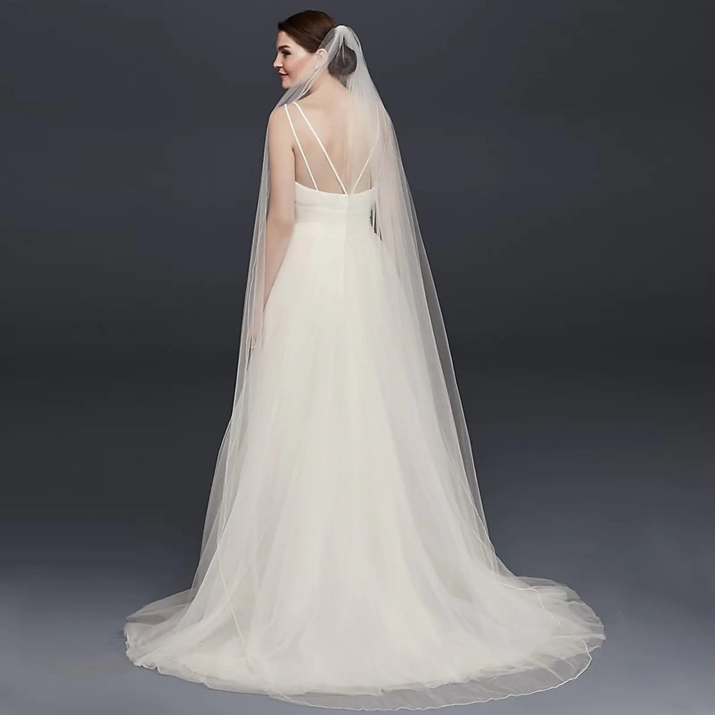 TOPQUEEN Fatin Tulle Wedding Veils