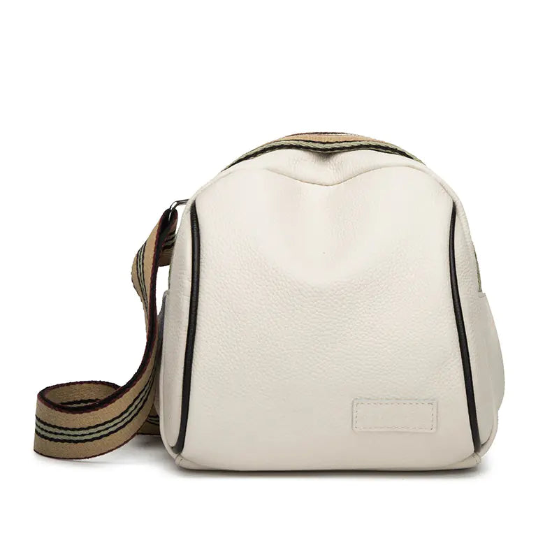 Annmouler Genuine Cowhide Leather Saddle Handbags