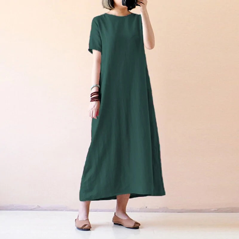 Emery Rose Cotton Maxi Dress