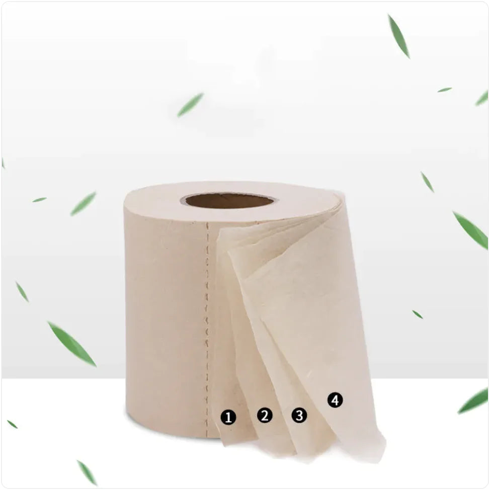 ECO Bamboo Thick 4 Ply Unbleached Toilet Paper