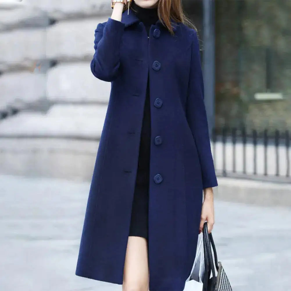Elegant Mid Length Warm Winter Coat