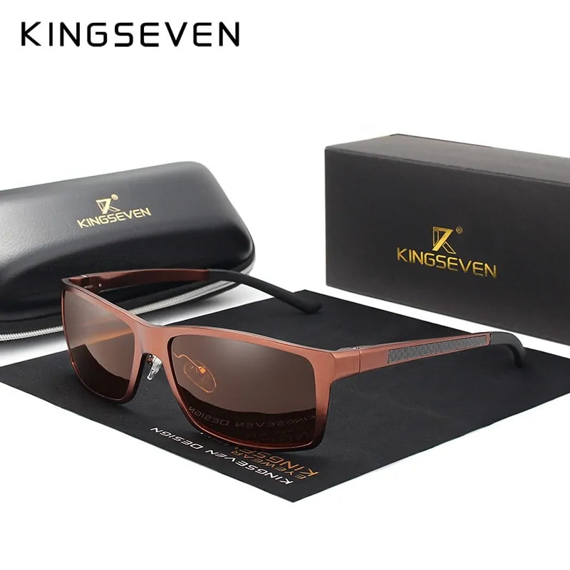 KINGSEVEN Aluminum Magnesium Polarized Driving Sunglasses