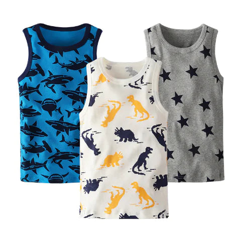 100% Combed Cotton Singlets