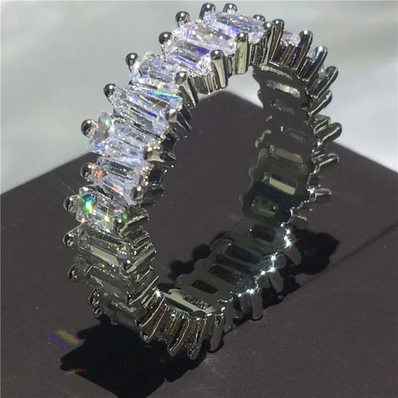 Infinity Stacker Sterling Silver Cubic Zirconia Ring Collection