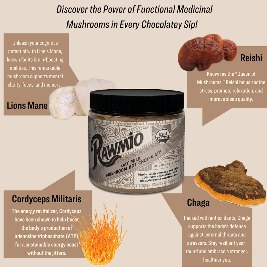 Rawmio Mushroom Hot Chocolate