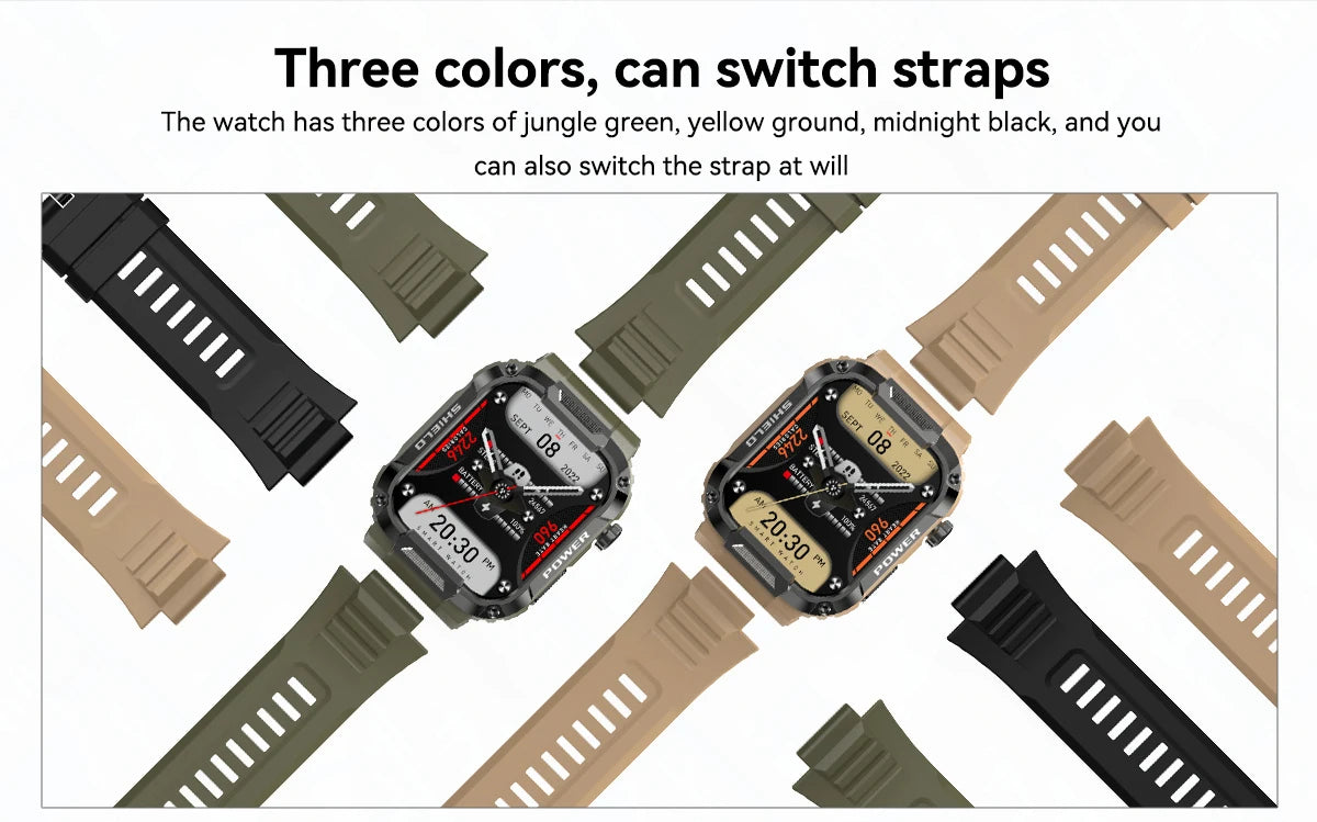 Rugged Military Smart Watch