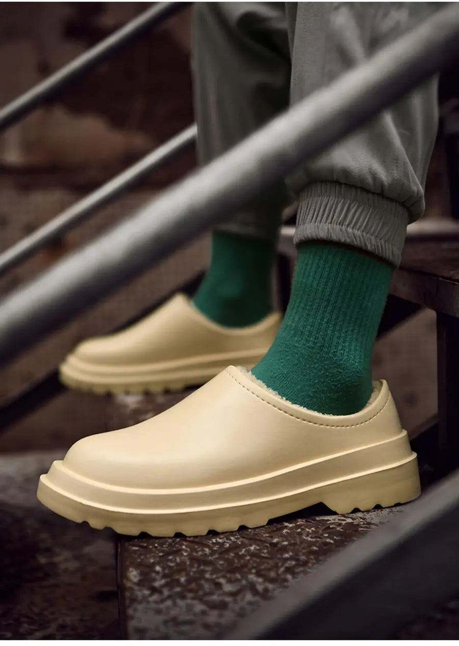 Waterproof Plush Indoor EVA Slippers