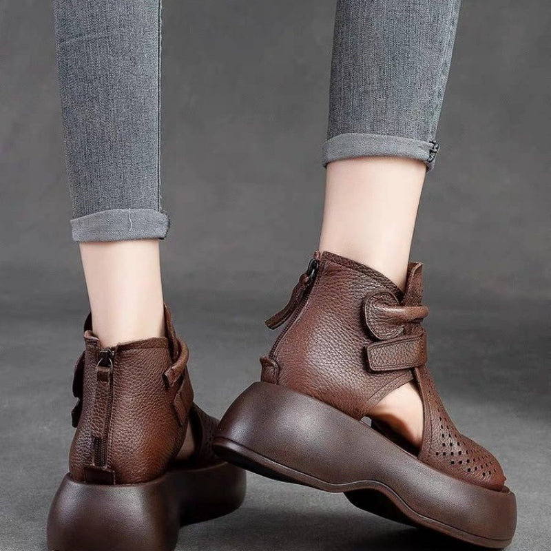 Roman High-Top Platform Sandals