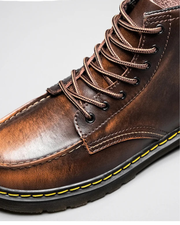 Randolph Cowhide Leather High-Top Boots