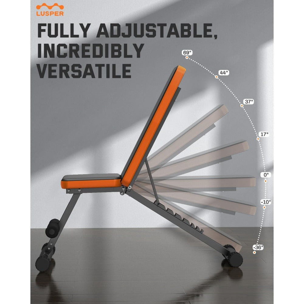 Adjustable Foldable Home Gym Weight Bench