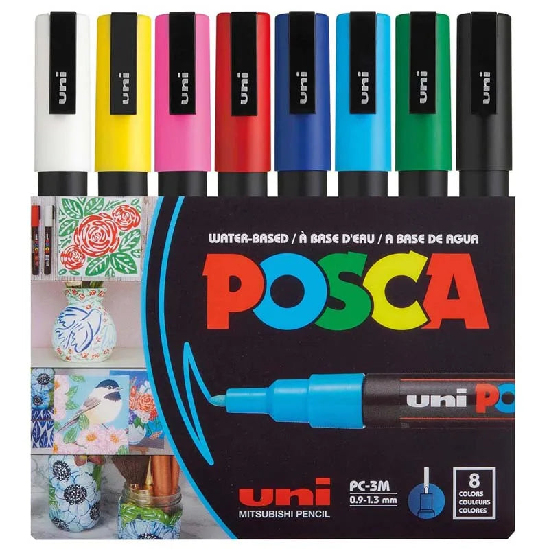 UNI POSCA Comic Graffiti Marker Pens