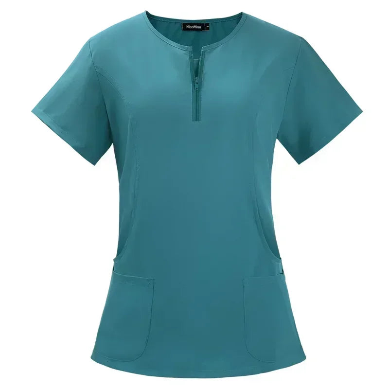 Infinity Double Pocket Short Sleeve Top Medical Scrubs