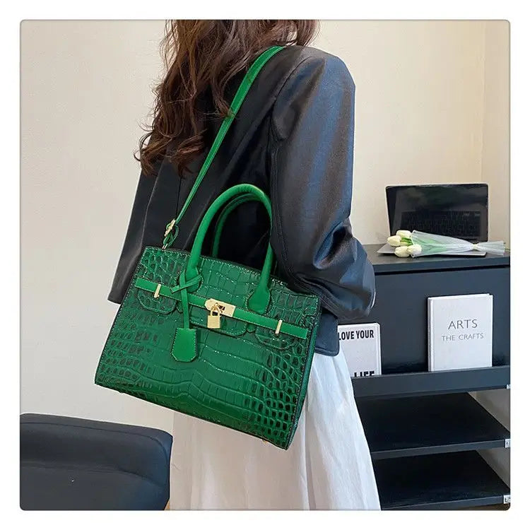 Birkin Inspired Crocodile Leather Handbags - The Dubai Collection
