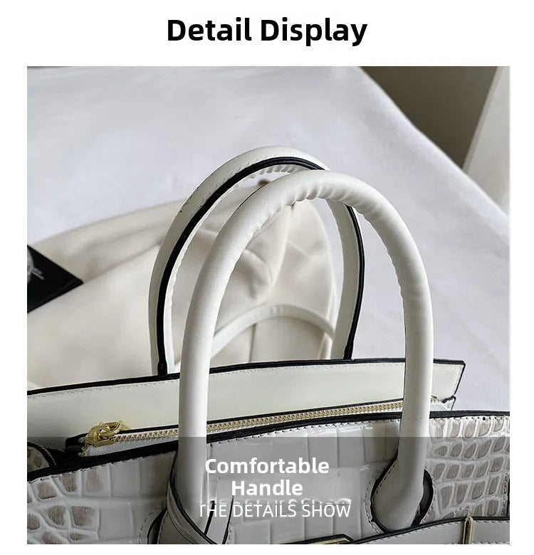 Birkin Inspired Crocodile Leather Handbags - The Dubai Collection
