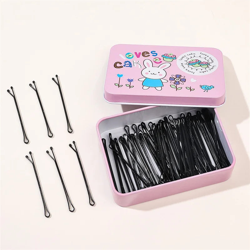 Bobby Pins and Hairpin Storage Tin