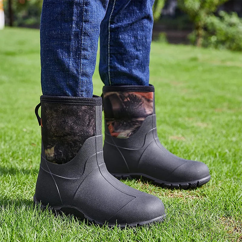 BOGS Waterproof Neoprene Mid Rise Rain Gumboots