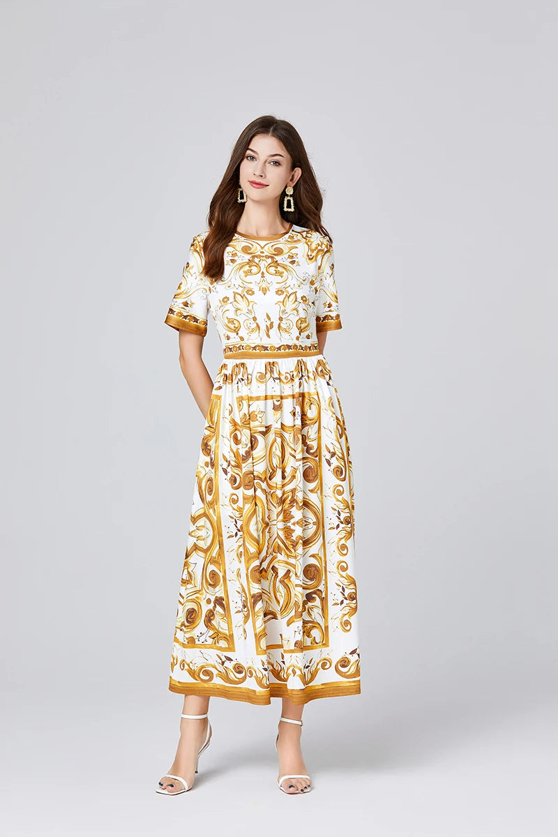 Kate Mediterraneo Midi Dress