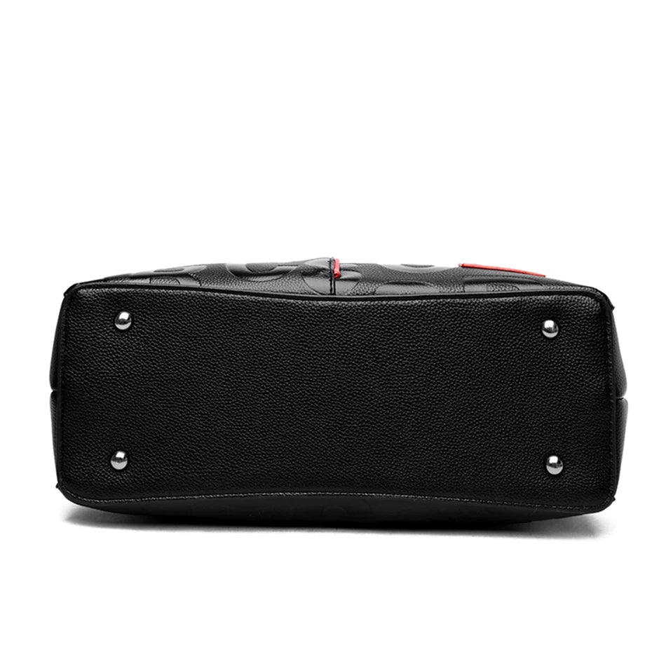 Alpha Embossed Designer Handbags