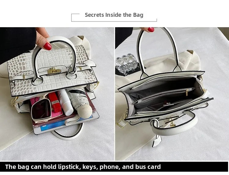 Birkin Inspired Crocodile Leather Handbags - The Dubai Collection