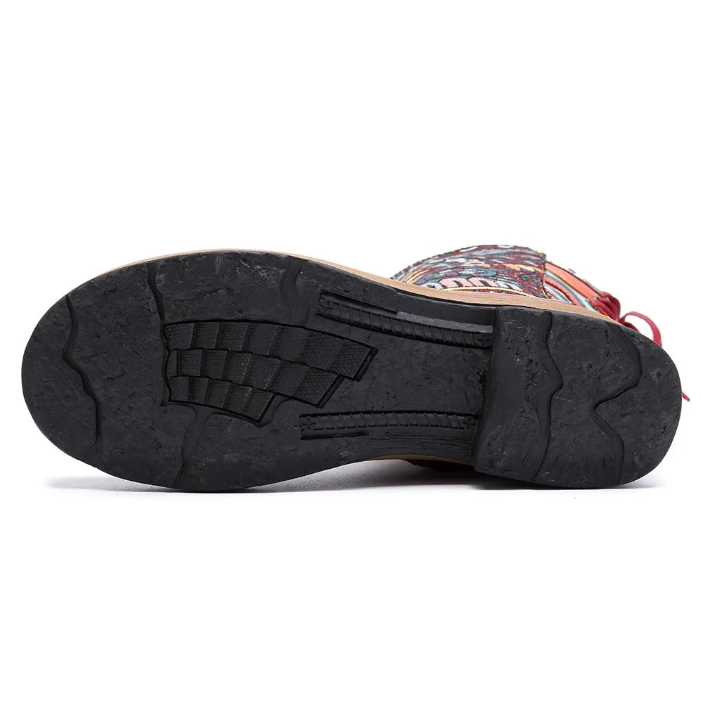 Handmade Genuine Leather Bohemian Long Boots