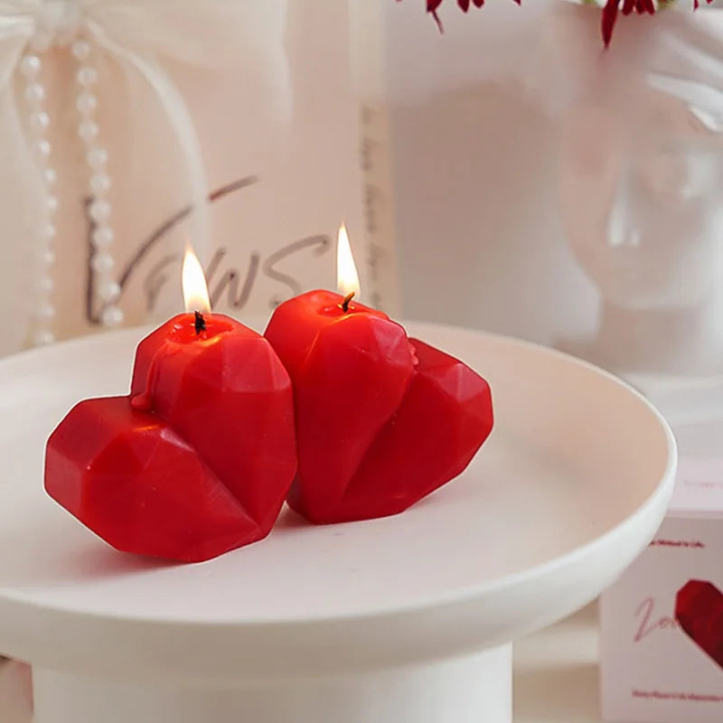 Love Heart Natural Soy Scented Candle