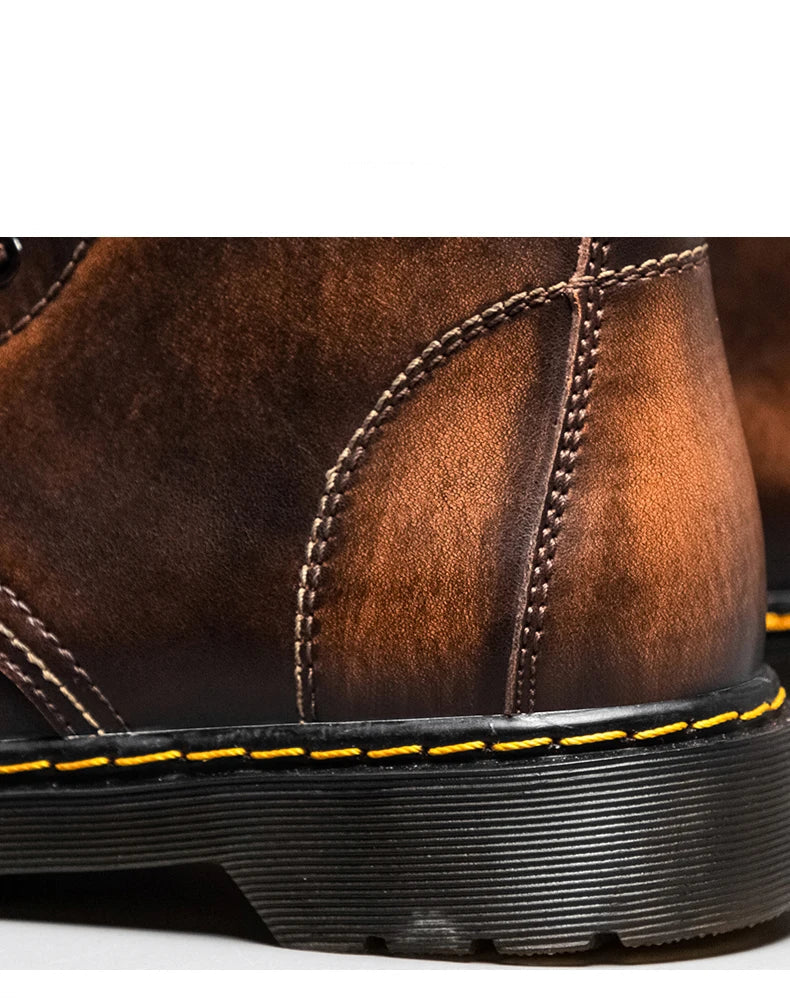 Randolph Cowhide Leather High-Top Boots