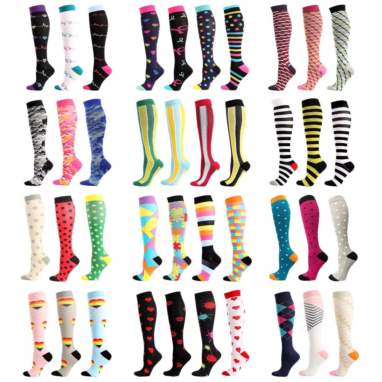 Cross-Border Double Compression Socks