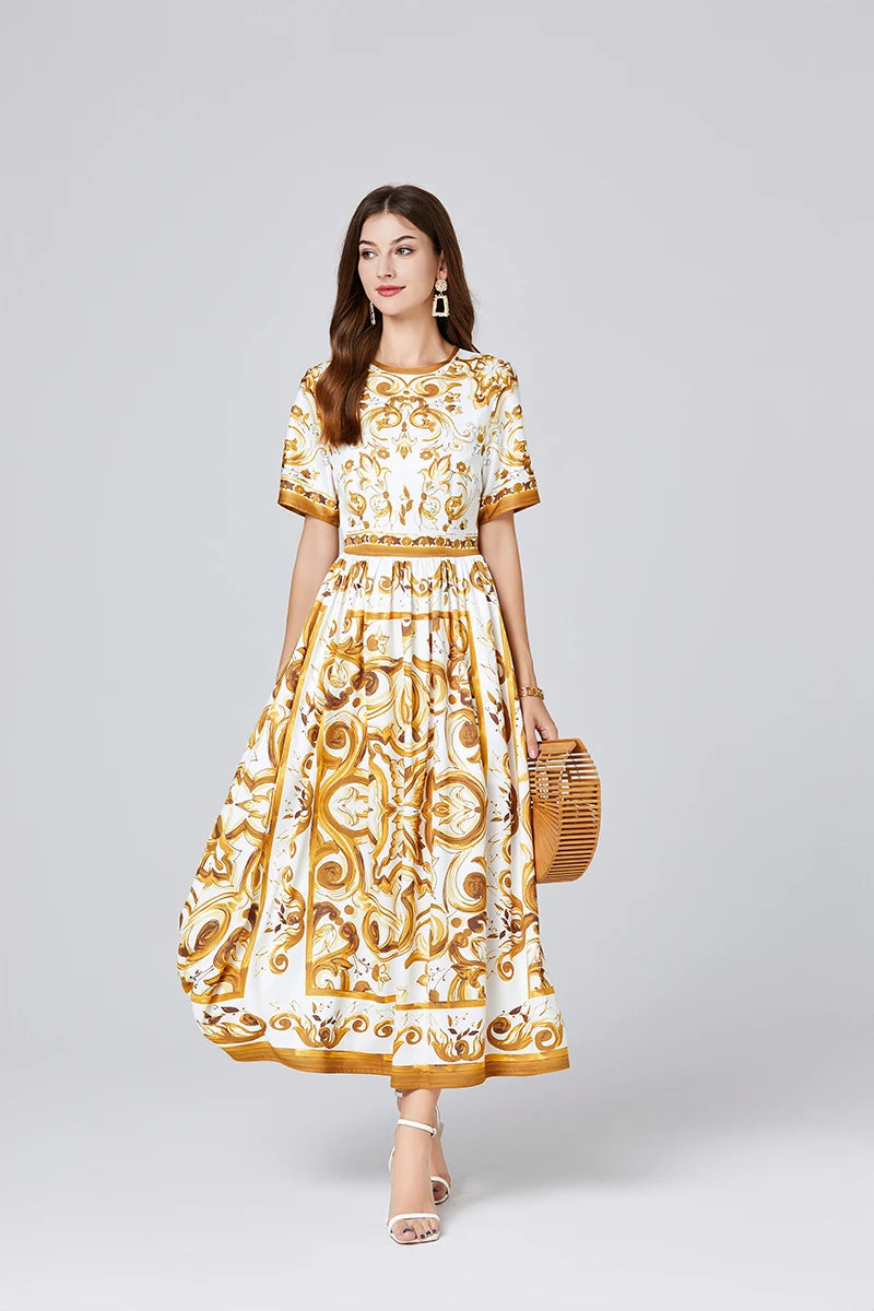 Kate Mediterraneo Midi Dress