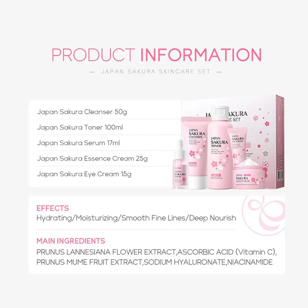 LAIKOU Japan Sakura Skincare Set