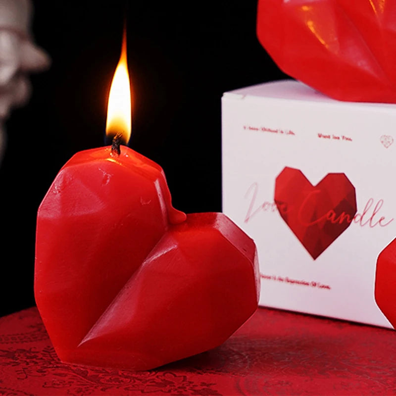 Love Heart Natural Soy Scented Candle